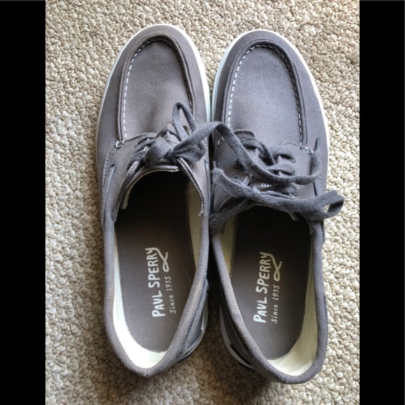 Men’s sperry’s size 11 like new condition grey - Picture 3 of 4